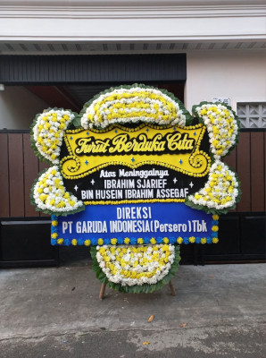 Papan Bunga Duka di Lemo