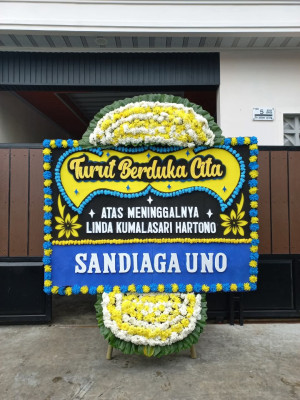 Papan Bunga Duka di Lemo